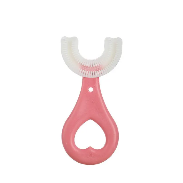 Baby Toothbrush Children 360 Degree U-shaped Child Toothbrush