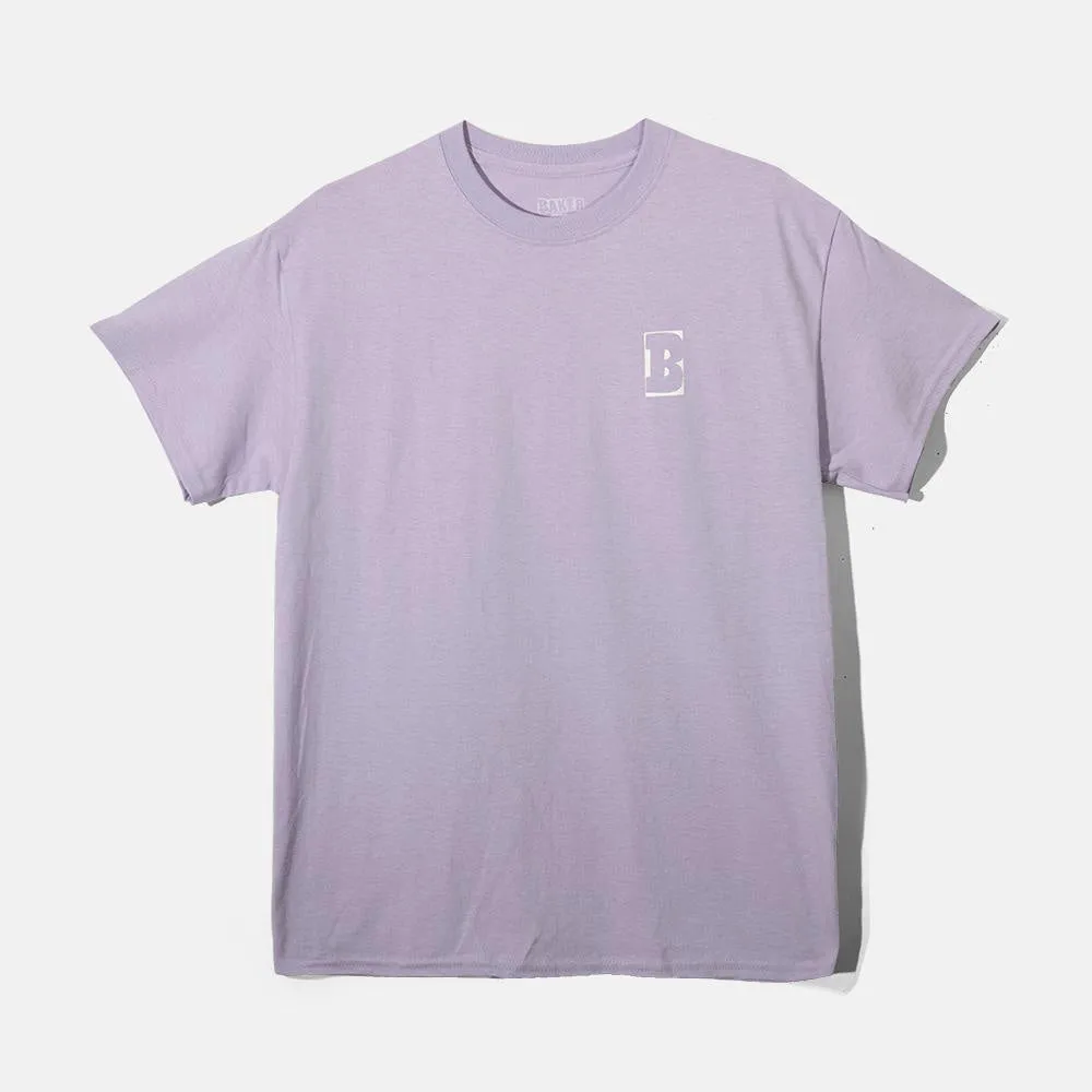 Baker Skateboards Capital B Lavender Tee