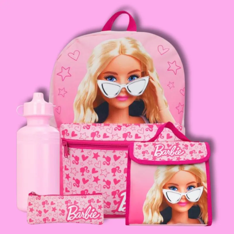 Barbie 4 Piece Backpack Set