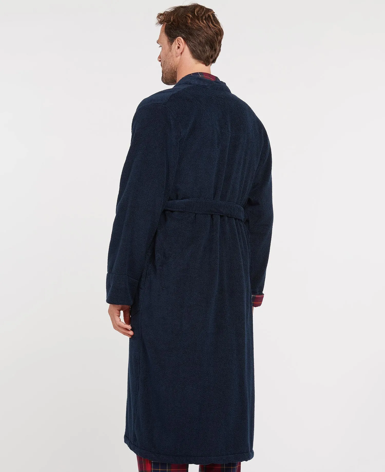 Barbour Mens 'Lachian' Towelling Dressing Gown