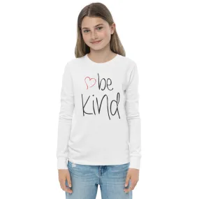 be kind Heart Youth Long Sleeve Tee