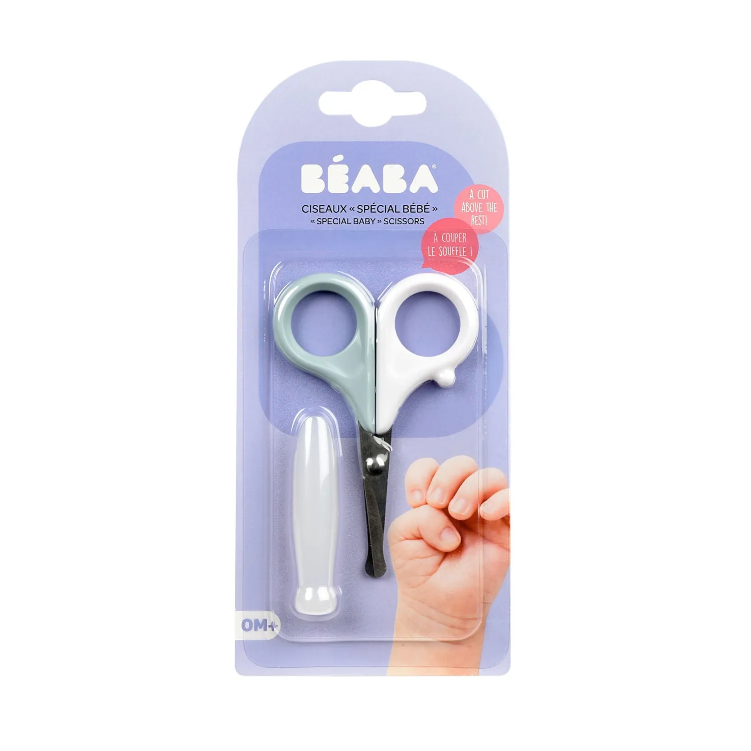 Beaba Baby Scissors - Green Blue