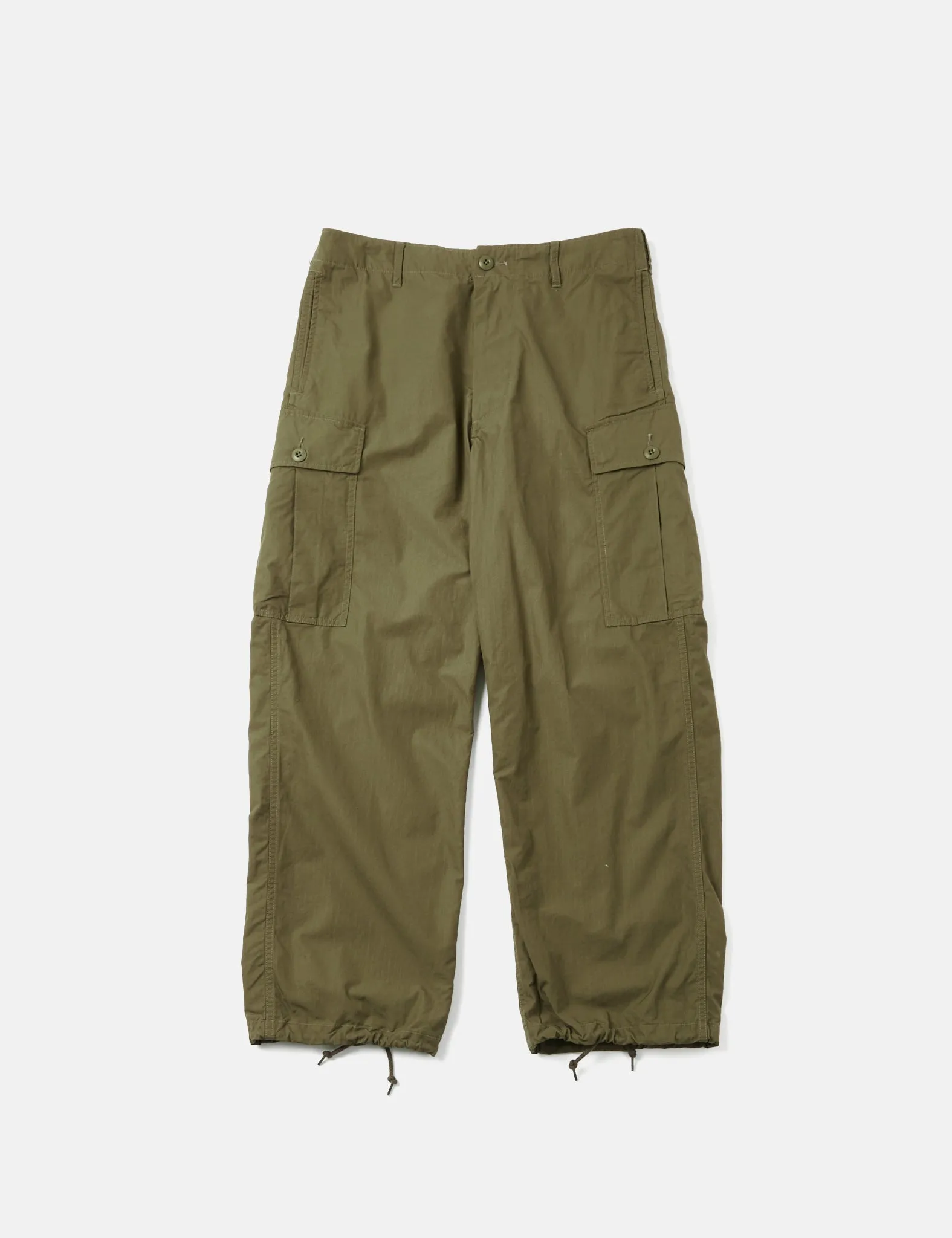 Beams Plus MIL 6Pocket Trousers (80/3 Ripstop) - Olive Green