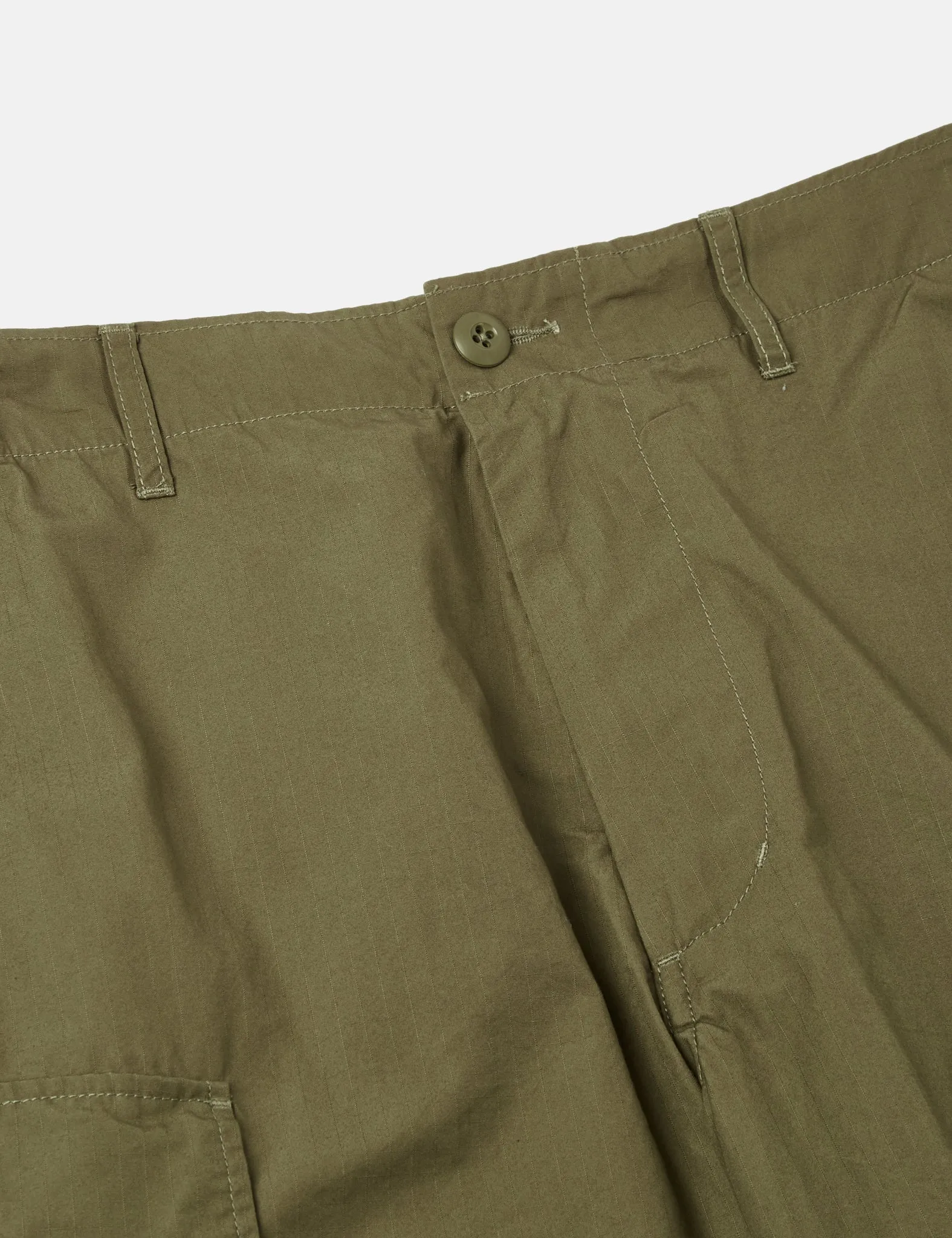 Beams Plus MIL 6Pocket Trousers (80/3 Ripstop) - Olive Green