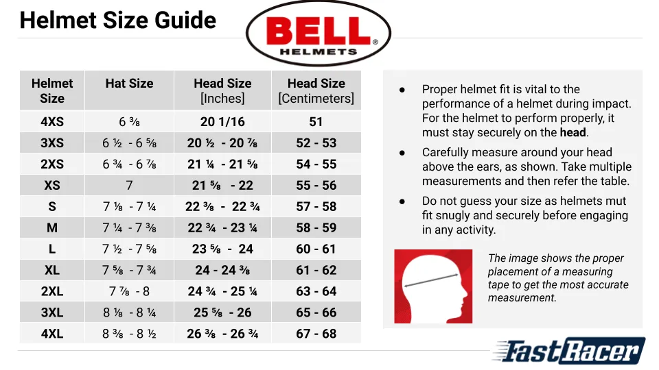 Bell RS7-K Snell K2020 Kart Helmet With FREE Fleece Helmet Bag