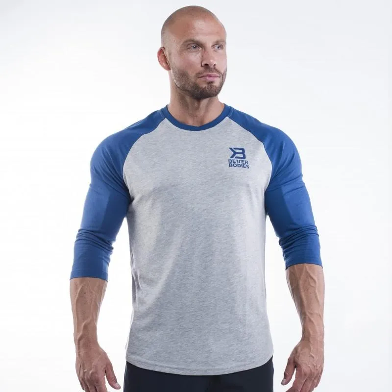 Better Bodies Mens Baseball Tee - Navy