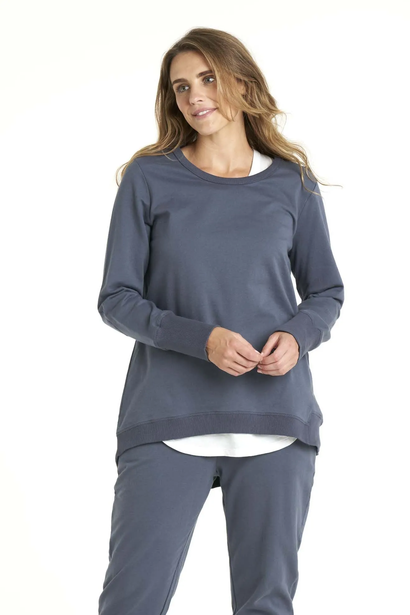 Betty Basics Dolly Sweater in Indi Blue