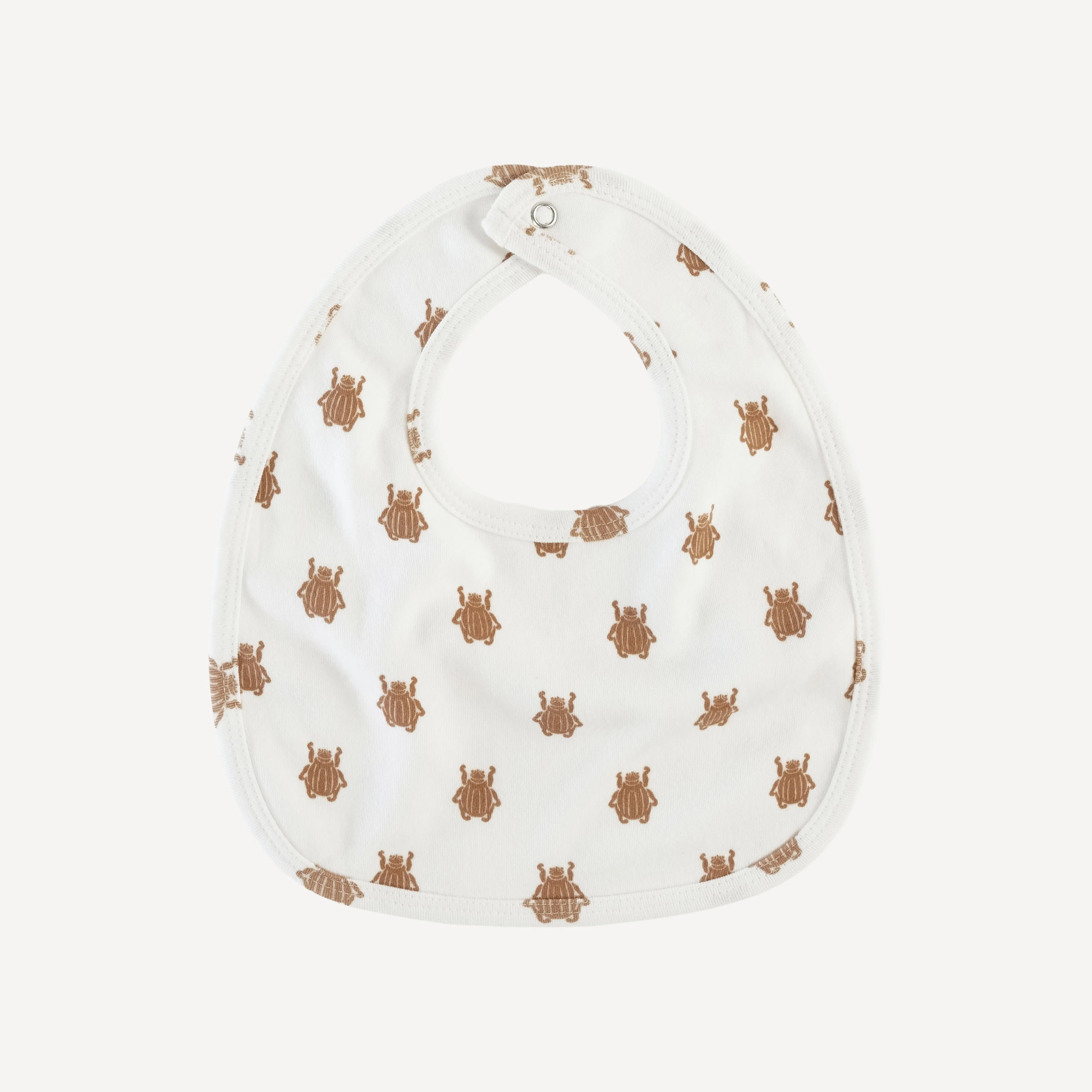 bib | tawny beetle | organic cotton interlock