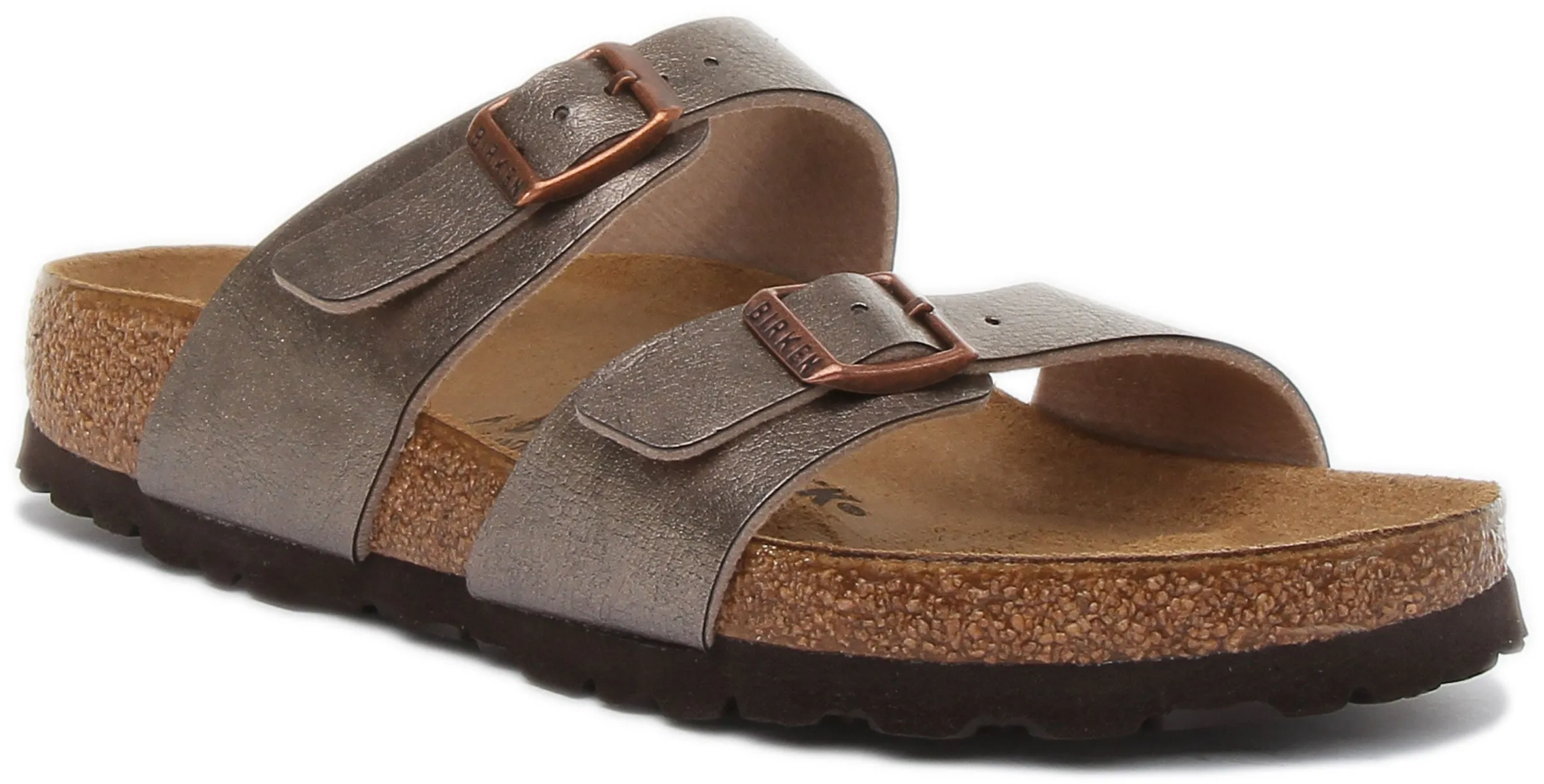 Birkenstock Sydney In Taupe For Women | Regular Fit