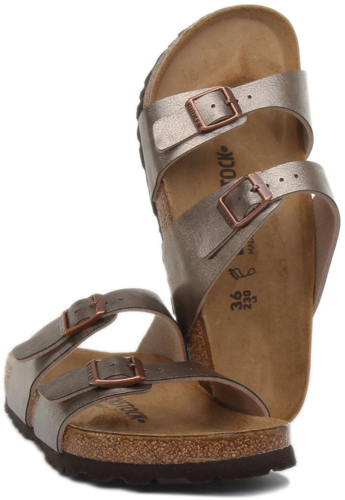 Birkenstock Sydney In Taupe For Women | Regular Fit