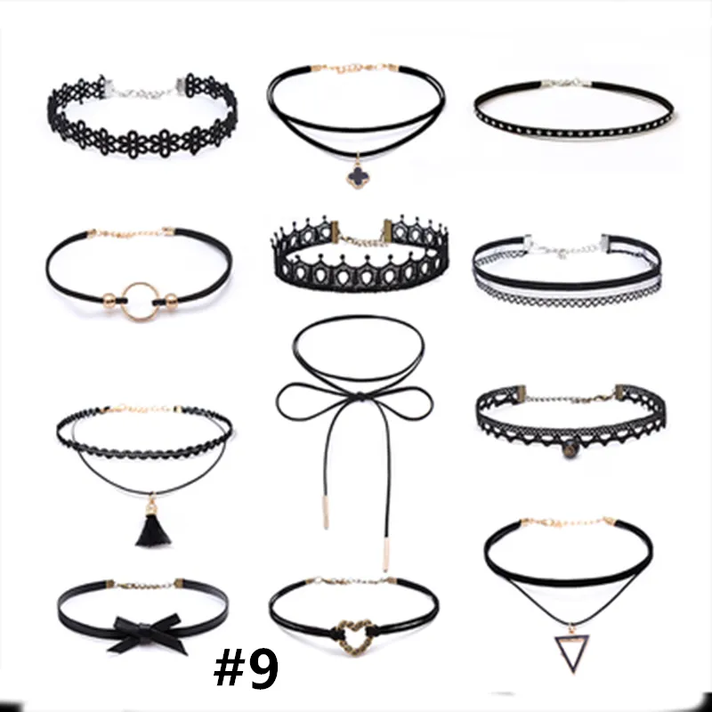 Black Collar Set