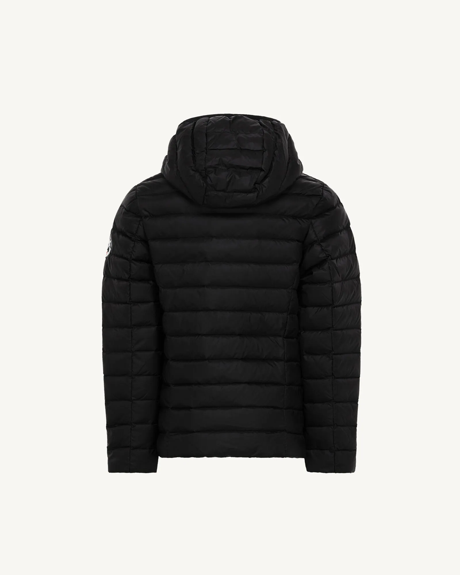 Black Hooded down jacket Carla