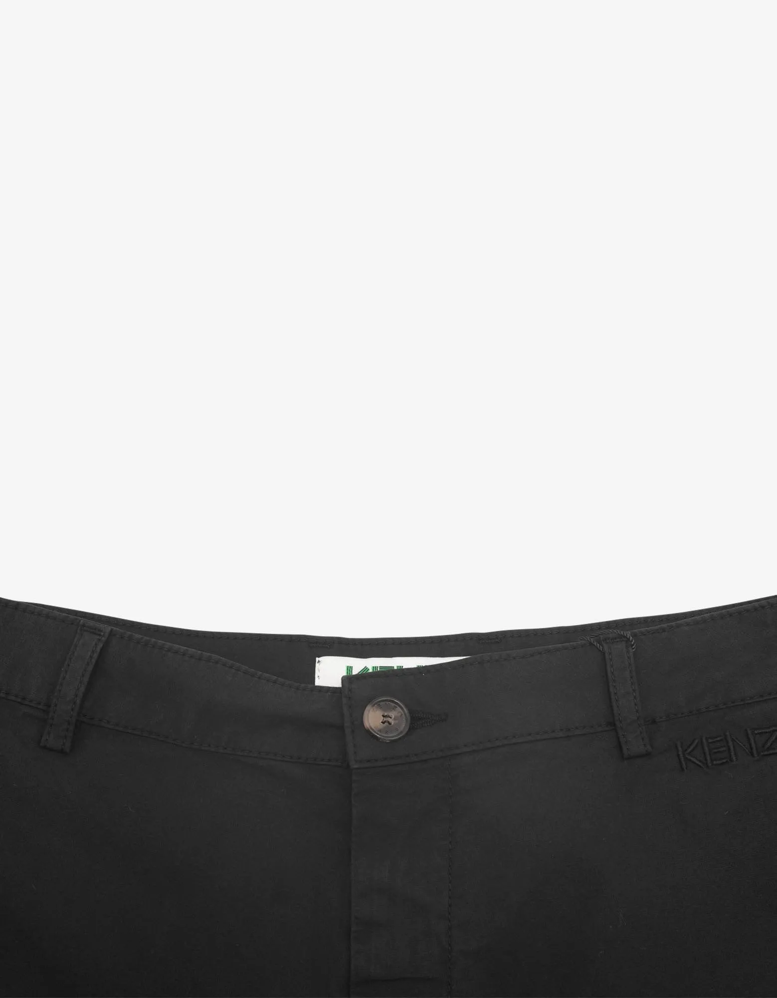 Black Logo Chino Shorts -