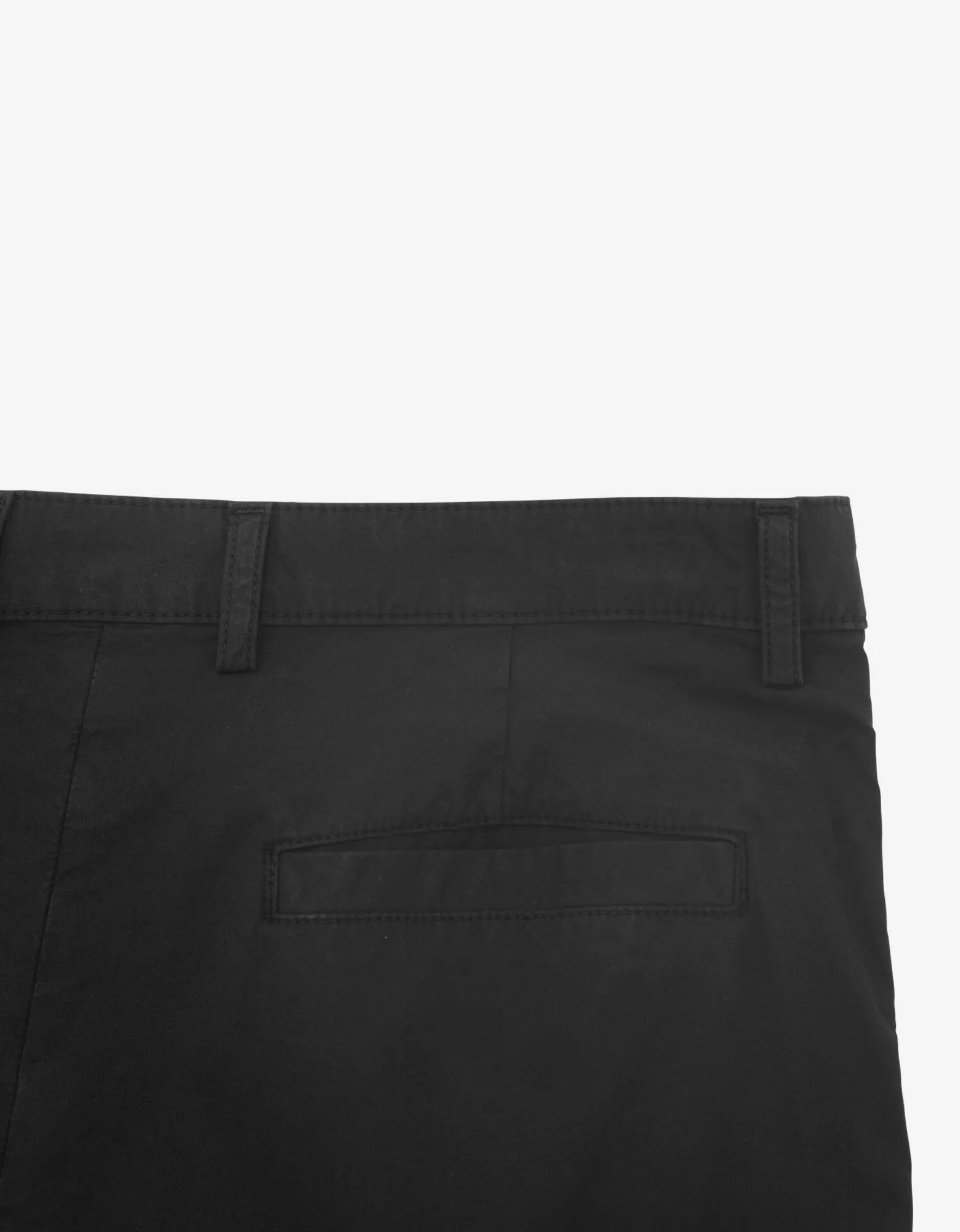 Black Logo Chino Shorts -