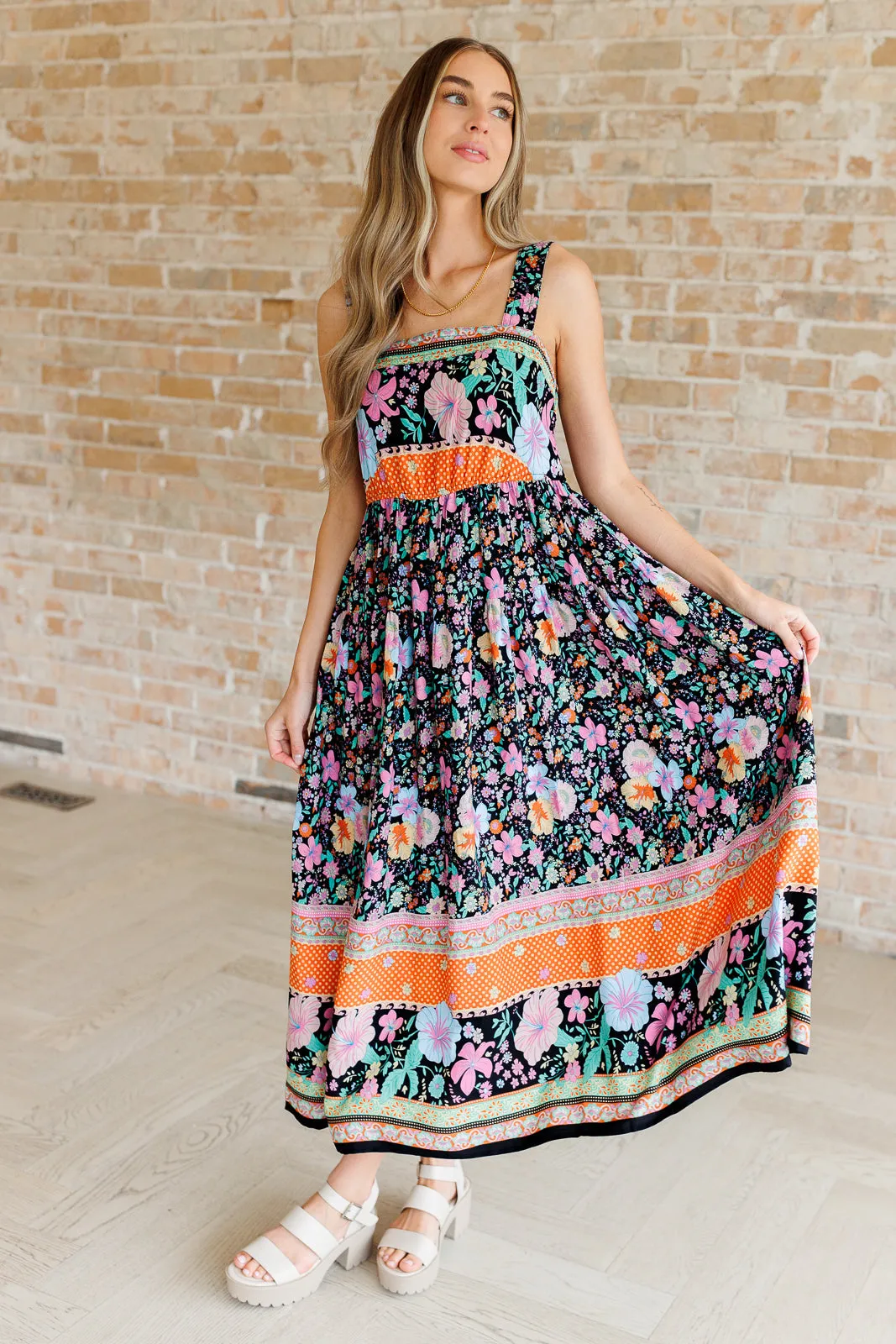 Blooming Garden Floral Maxi Dress