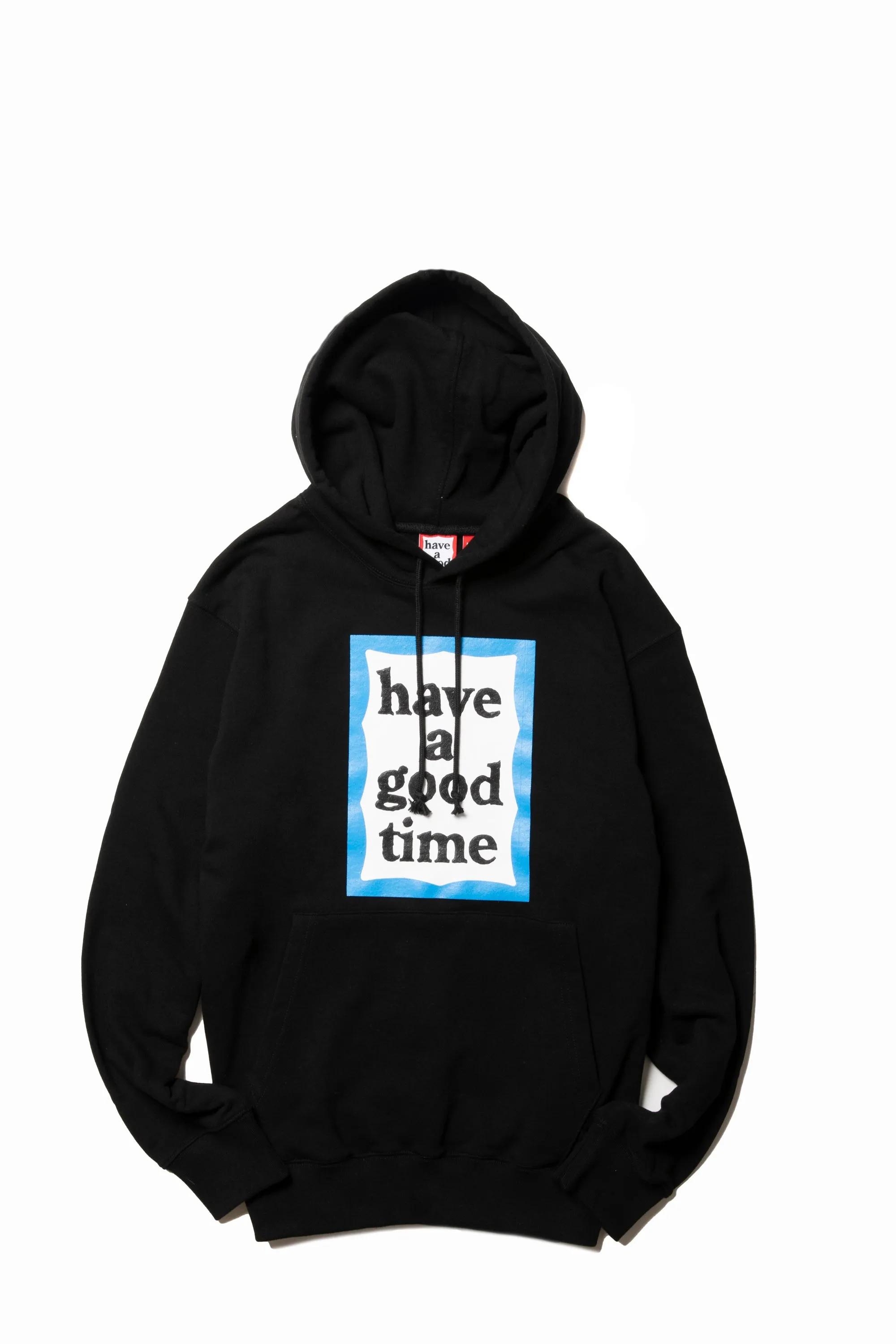 BLUE FRAME PULLOVER  HOODIE CO BLACK