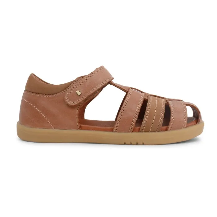 Bobux Kid  Plus Roam Caramel  Closed Toe Sandal  830506A