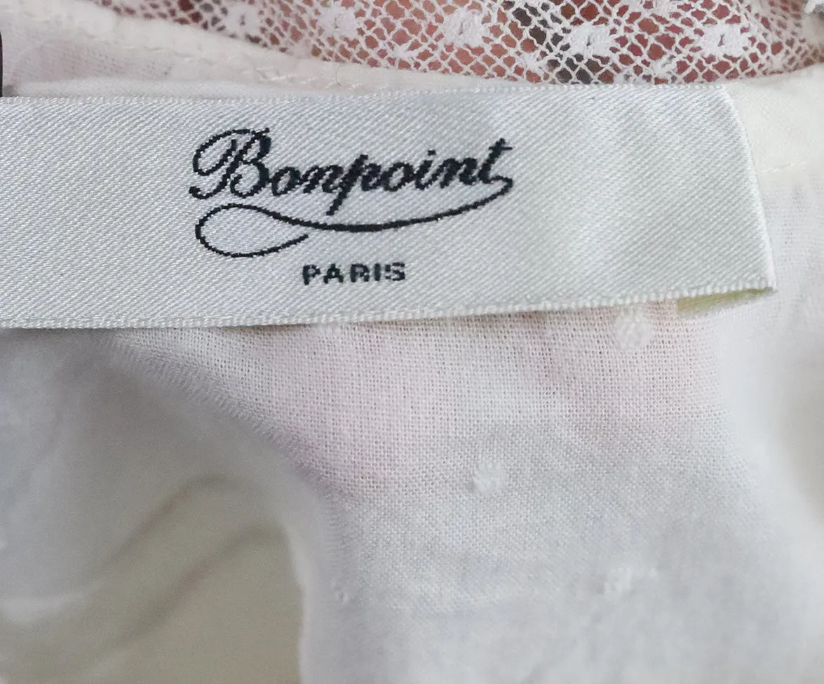 Bonpoint Ivory Cotton Blouse sz 2