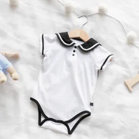 Borny Bodysuits Black & White Sailor