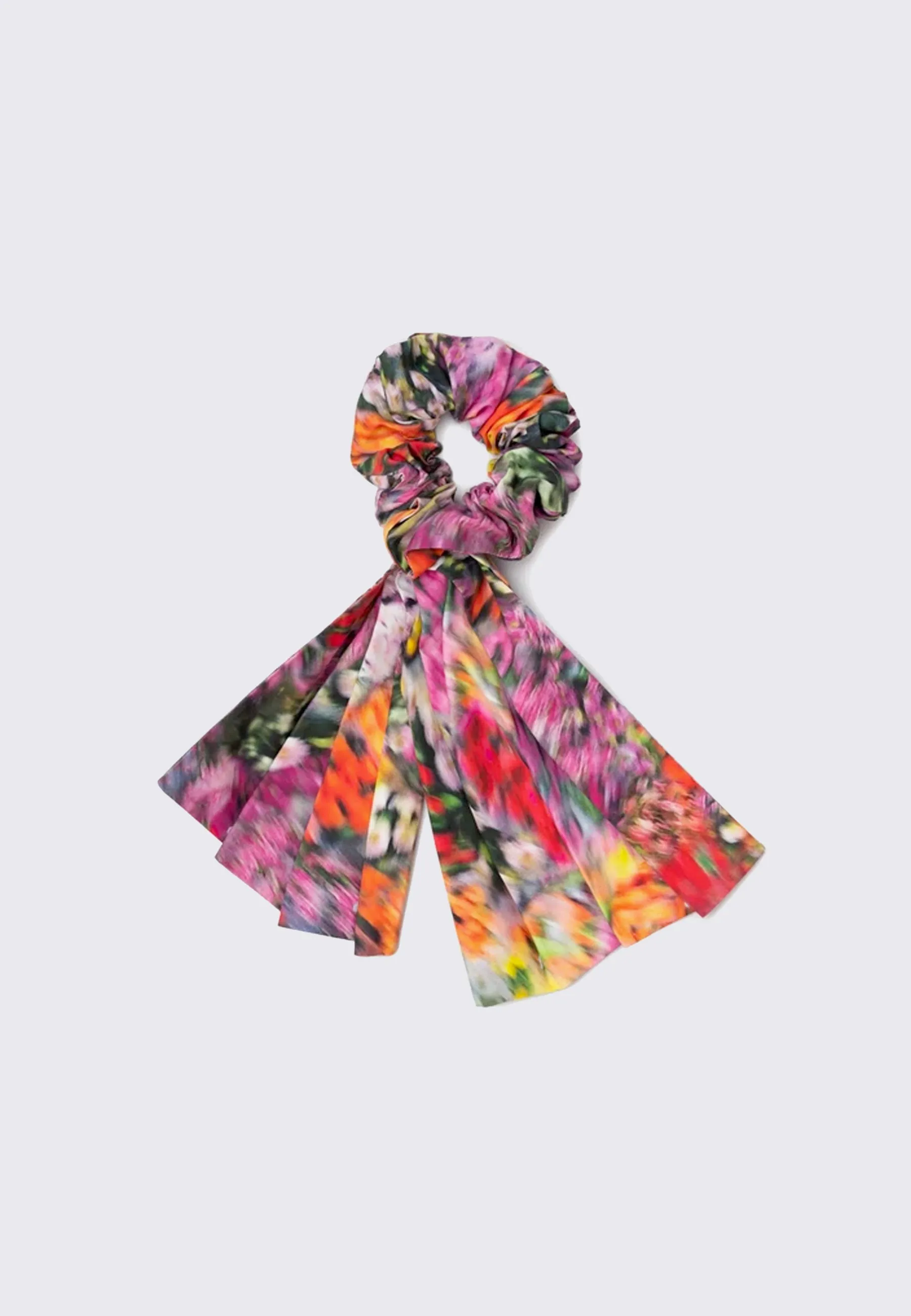 Bow Scrunchie - hazy floral