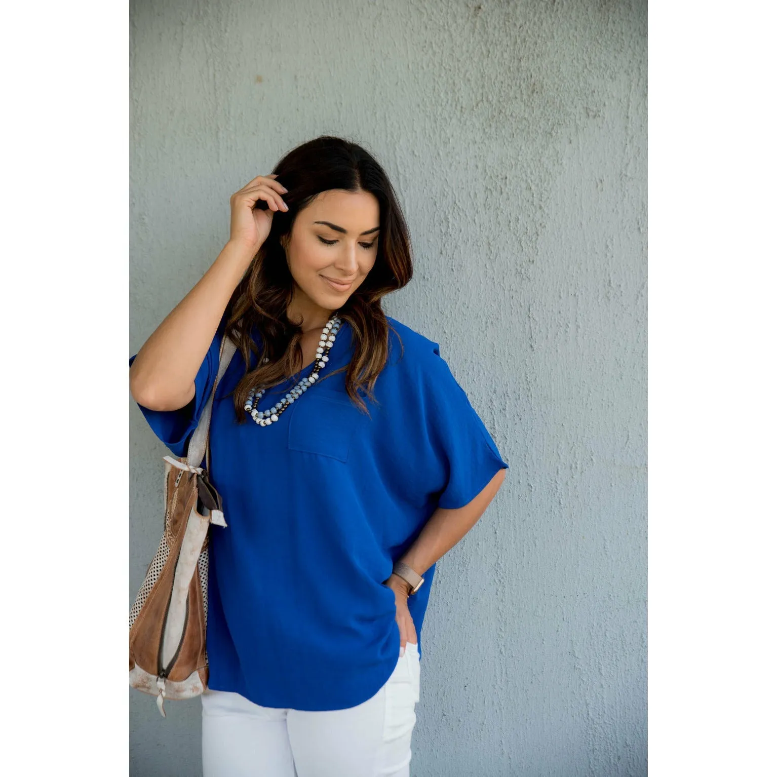 Boyfriend Pocket Blouse