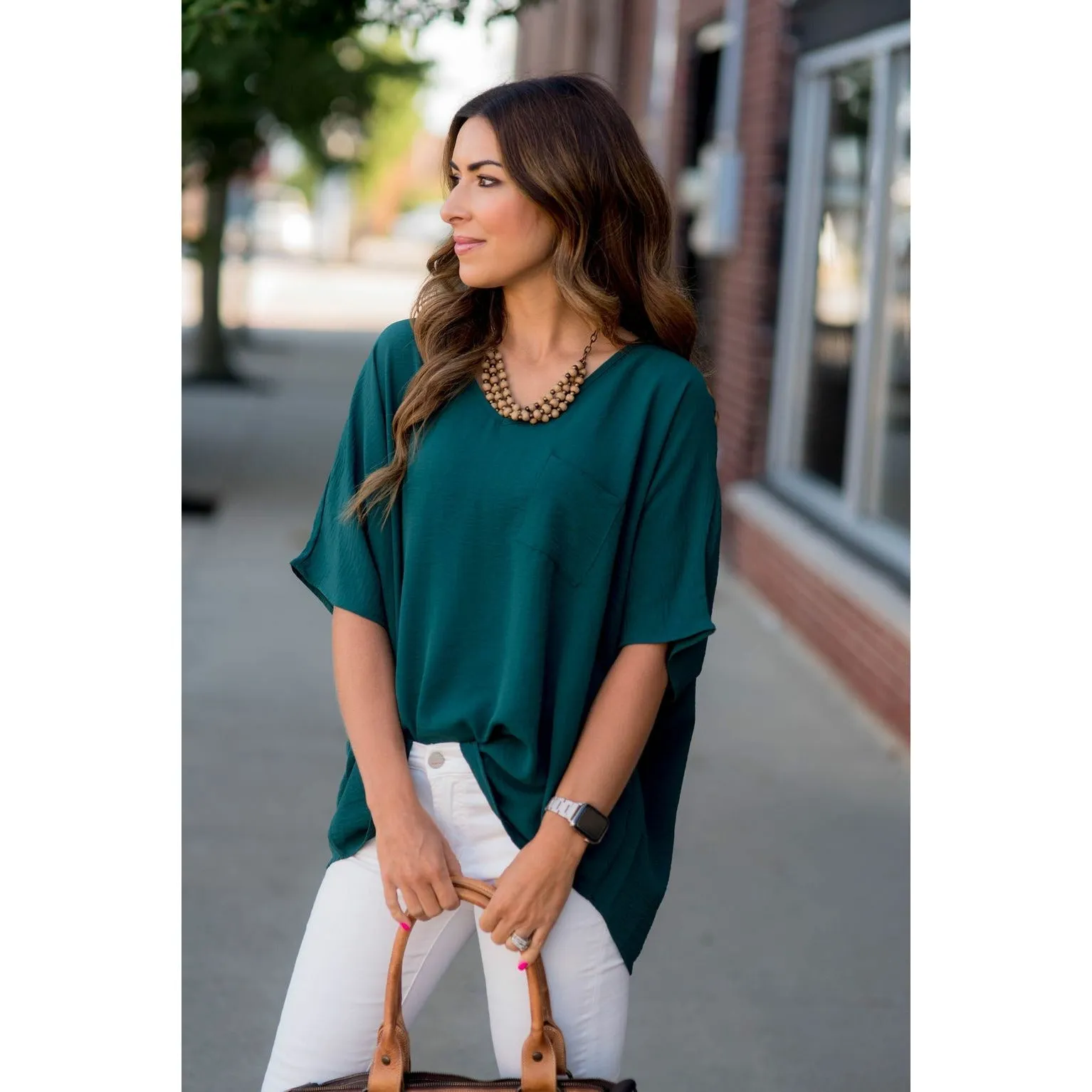 Boyfriend Pocket Blouse