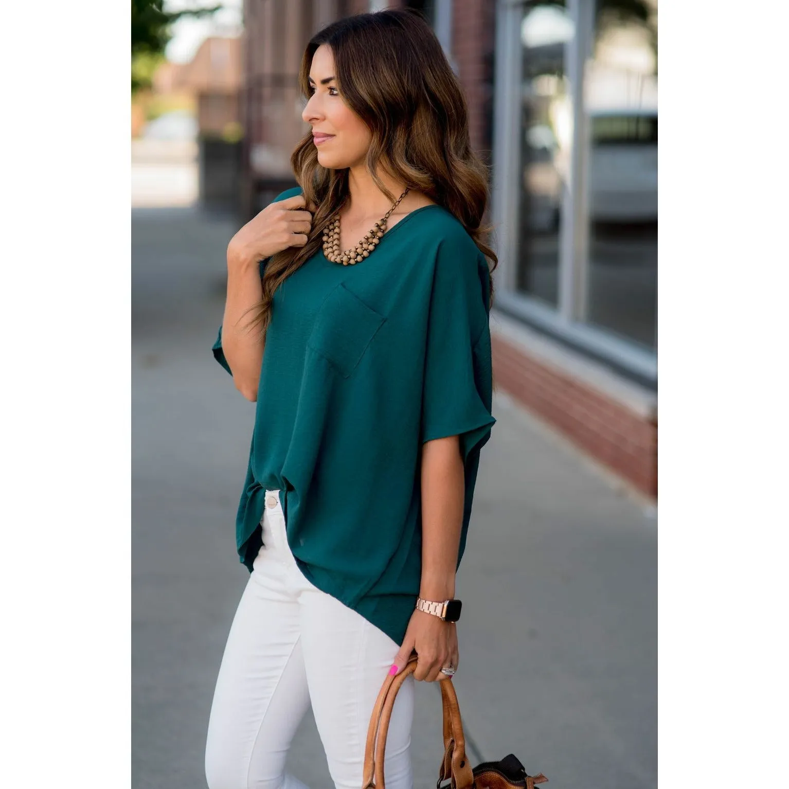 Boyfriend Pocket Blouse