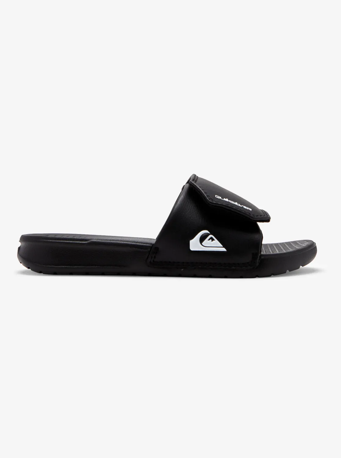 Boys 8-16 Bright Coast Adjustable Slides - Black/White/Black