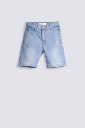 BOYS BONE POCKET DENIM SHORTS