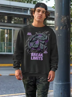 Break limits Relaxed Fit Sweatshirt For Men