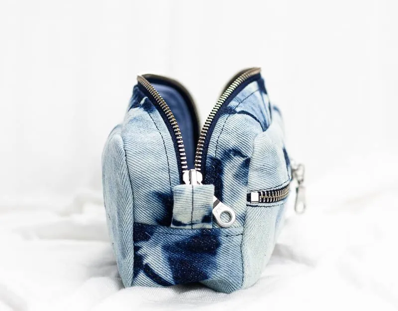 Brick case - Tie dye blue jeans