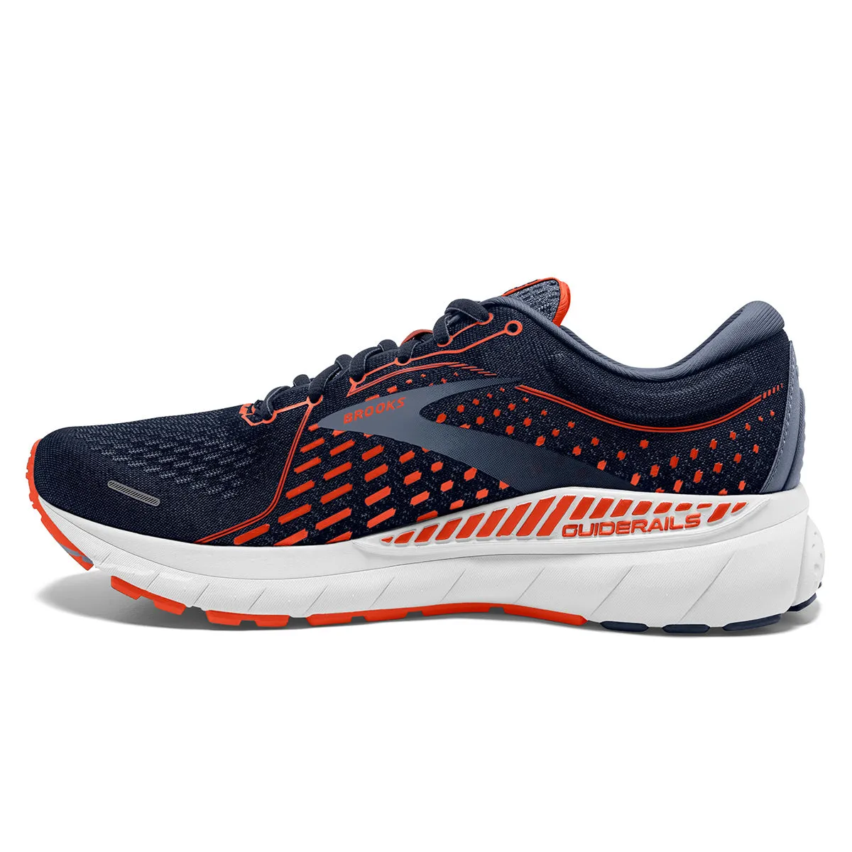 Brooks Adrenaline GTS 21 Mens | Navy/red Clay/gray