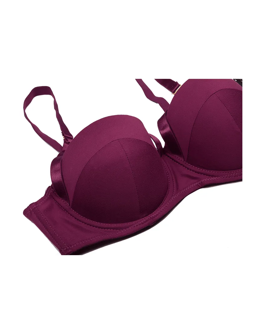 Cage Style Push-up Bra Panty Set