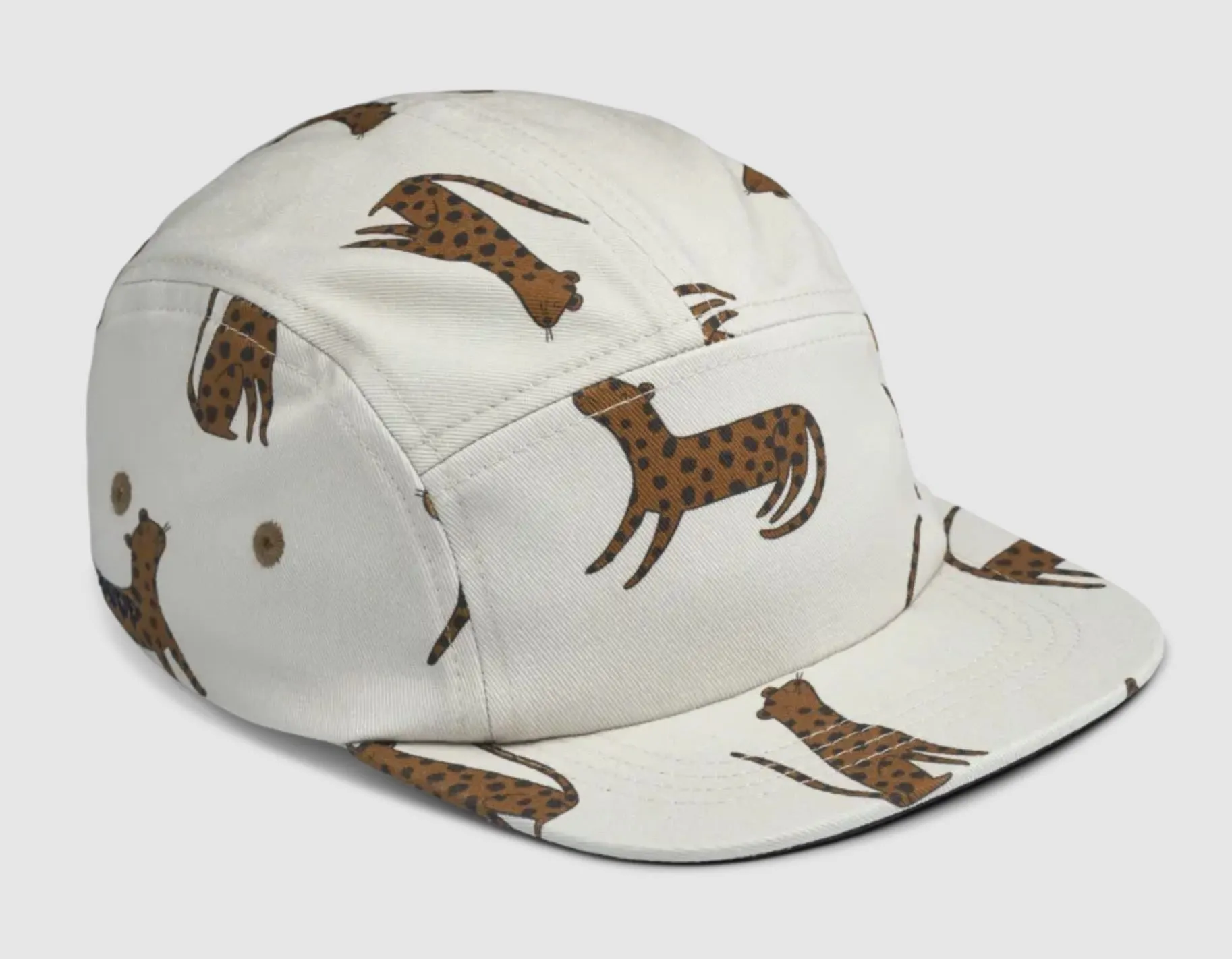 Cap - Organic Cotton - Leopard / Sandy