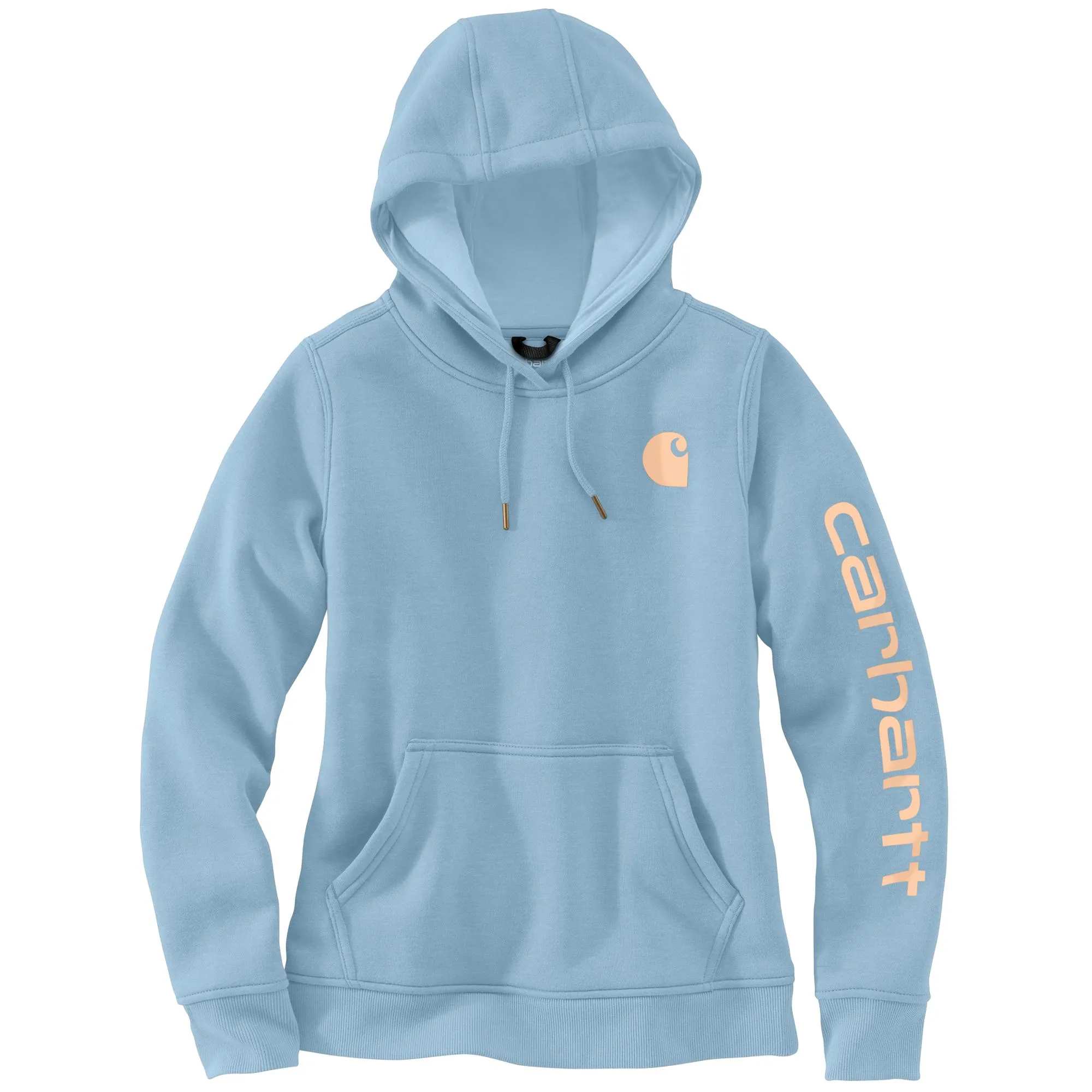 Carhartt Women's Clarksburg Graphic Sleeve Hoodie_Moonstone