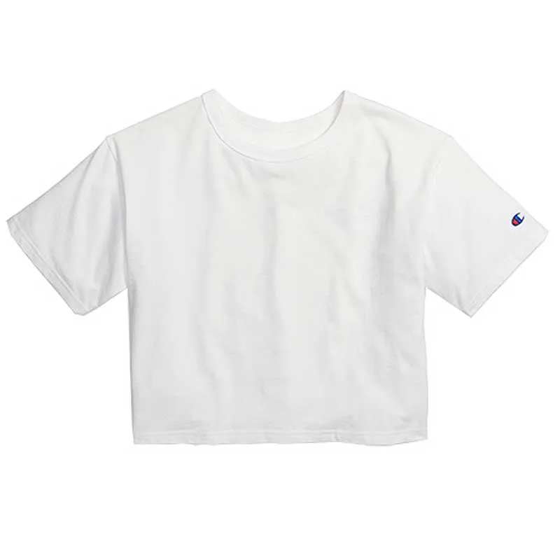 Champion Girl's Cropped Cotton Tee