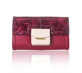 Cherry Red Serena Clutch