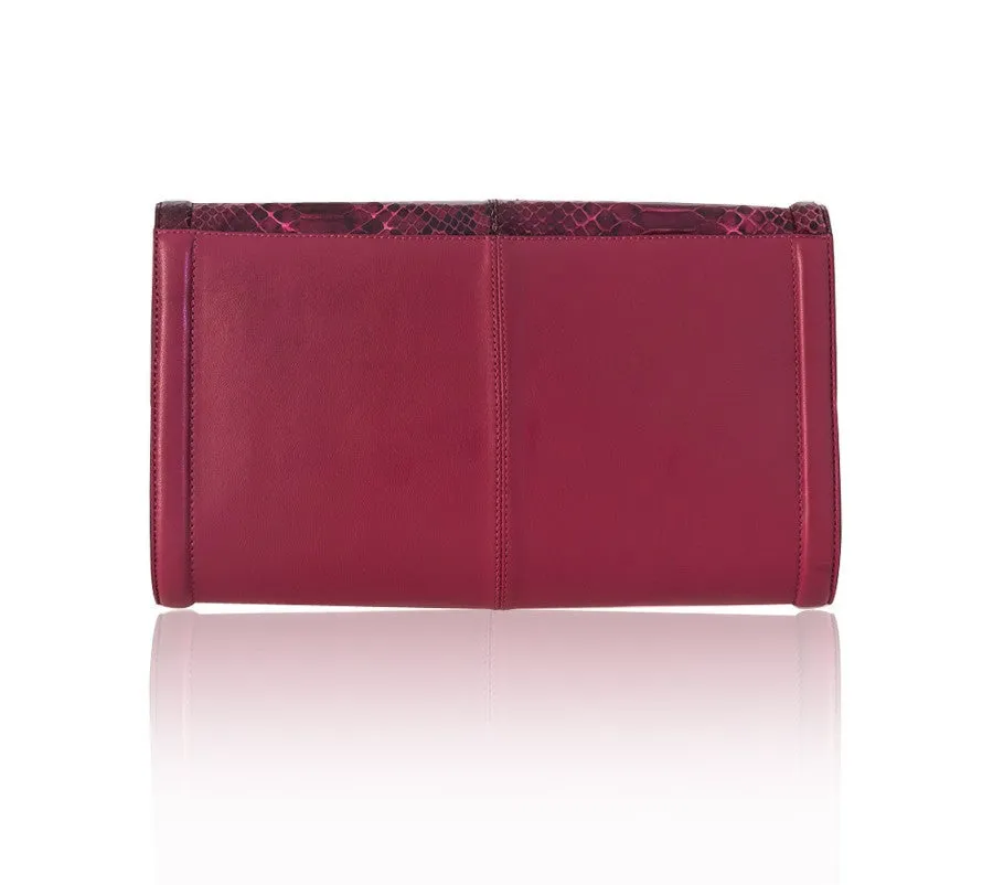 Cherry Red Serena Clutch