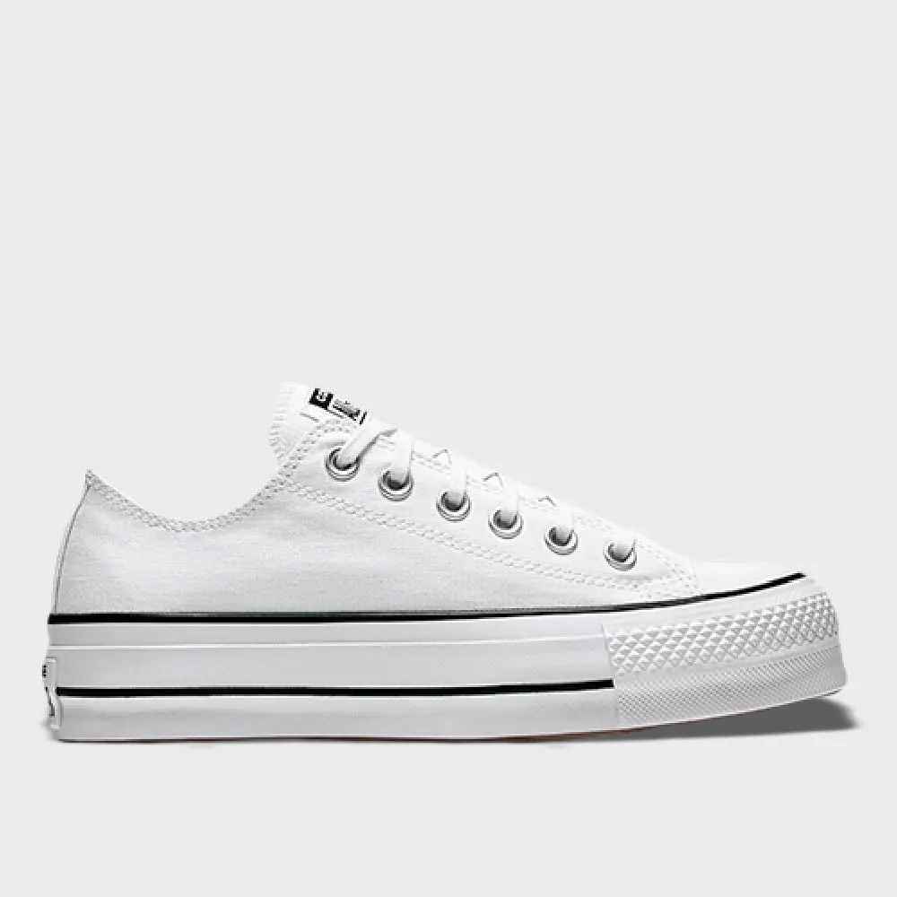 Chuck Taylor All Star Canvas Platform  Lo _ 166708 _ White