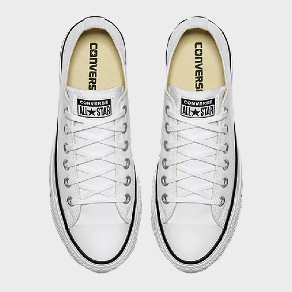 Chuck Taylor All Star Canvas Platform  Lo _ 166708 _ White