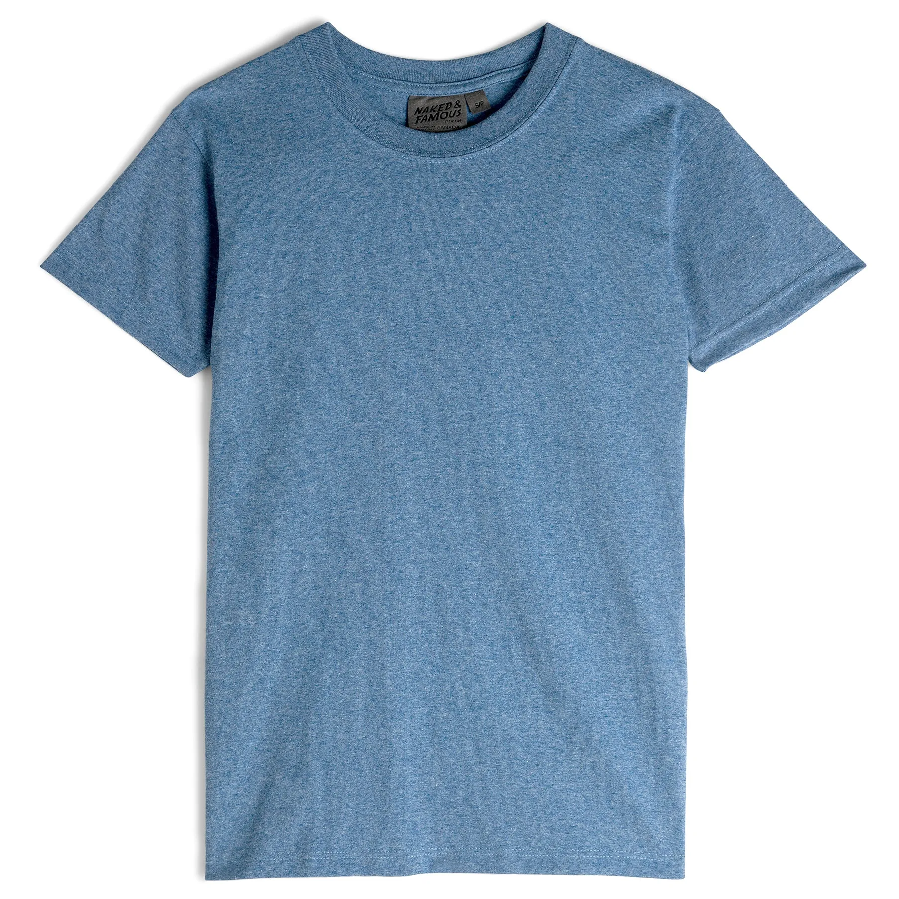 Circular Knit T-Shirt - Blue