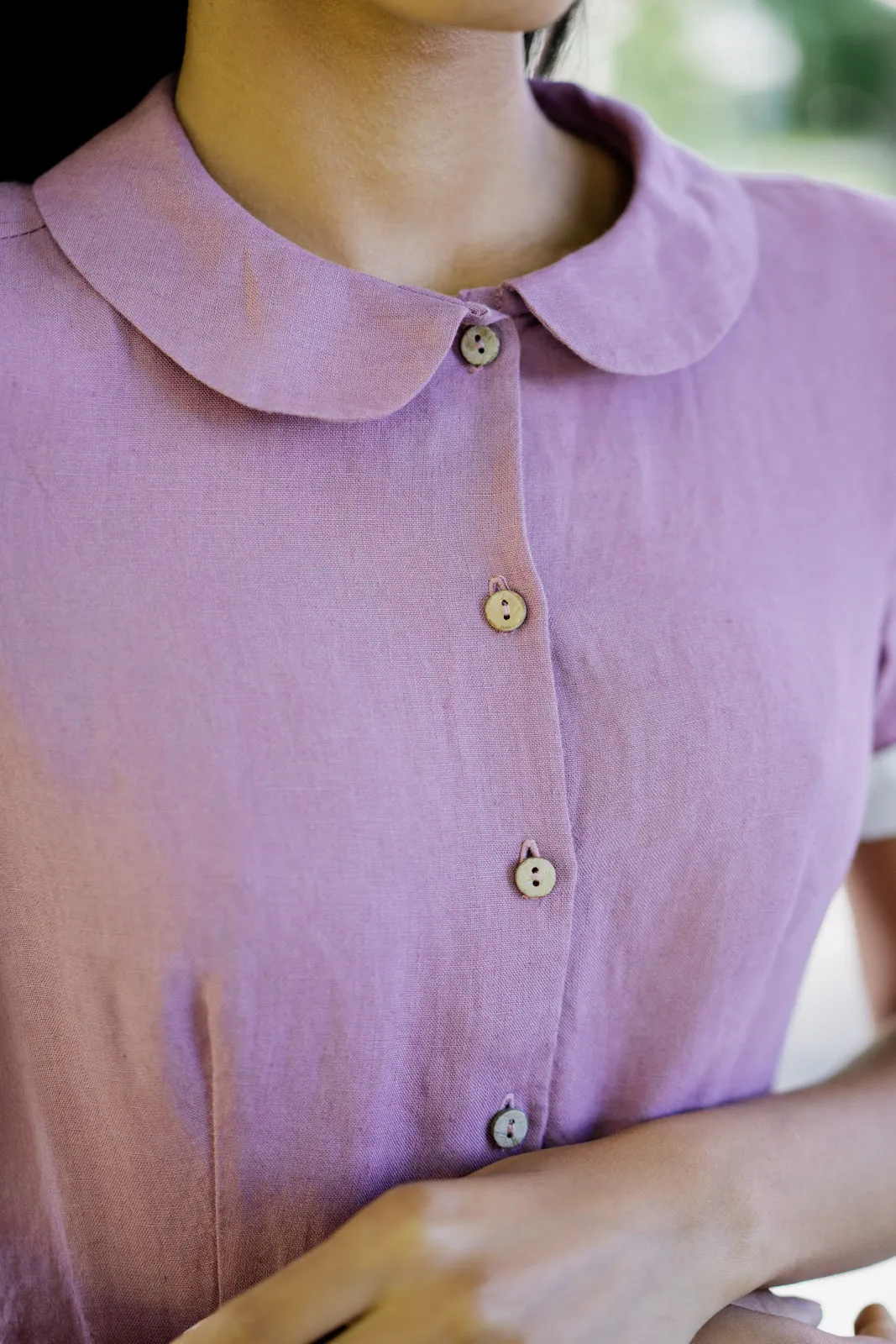 Classic Dress, Short Sleeves |  Phlox Purple