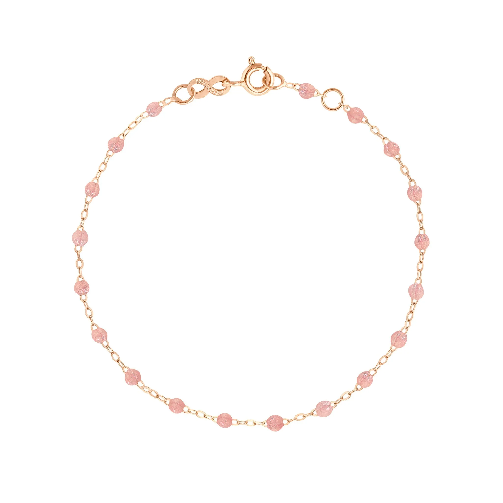 Classic Gigi Blush bracelet, Rose Gold, 5.9"