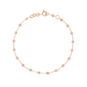 Classic Gigi Blush bracelet, Rose Gold, 5.9"