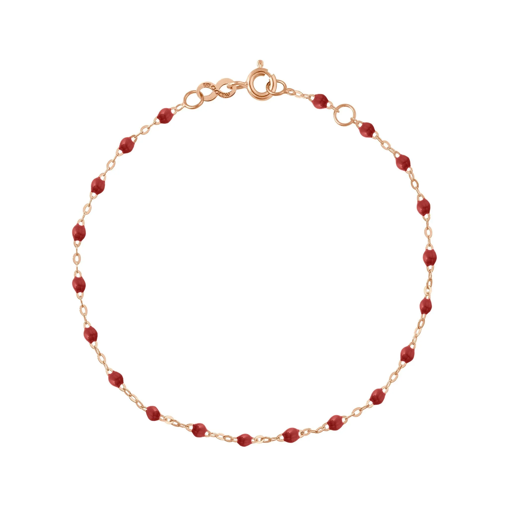 Classic Gigi Bordeaux bracelet, Rose Gold, 5.9"