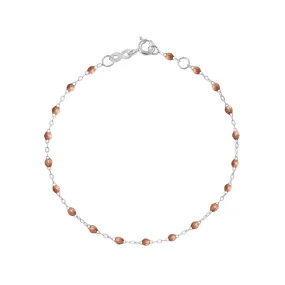 Classic Gigi Copper bracelet, White Gold, 7.5"