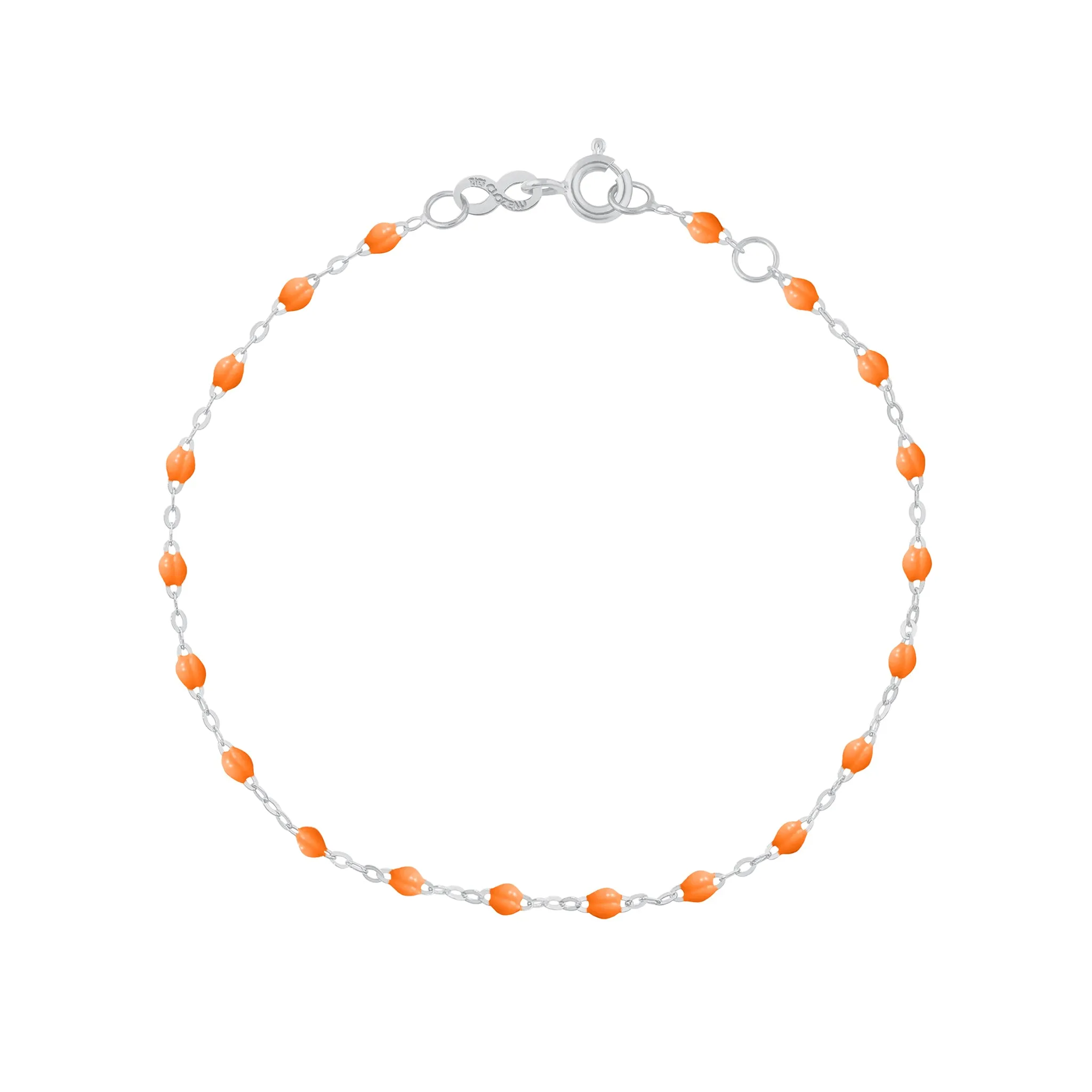 Classic Gigi Mandarine bracelet, White Gold, 5.9"