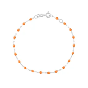 Classic Gigi Mandarine bracelet, White Gold, 5.9"