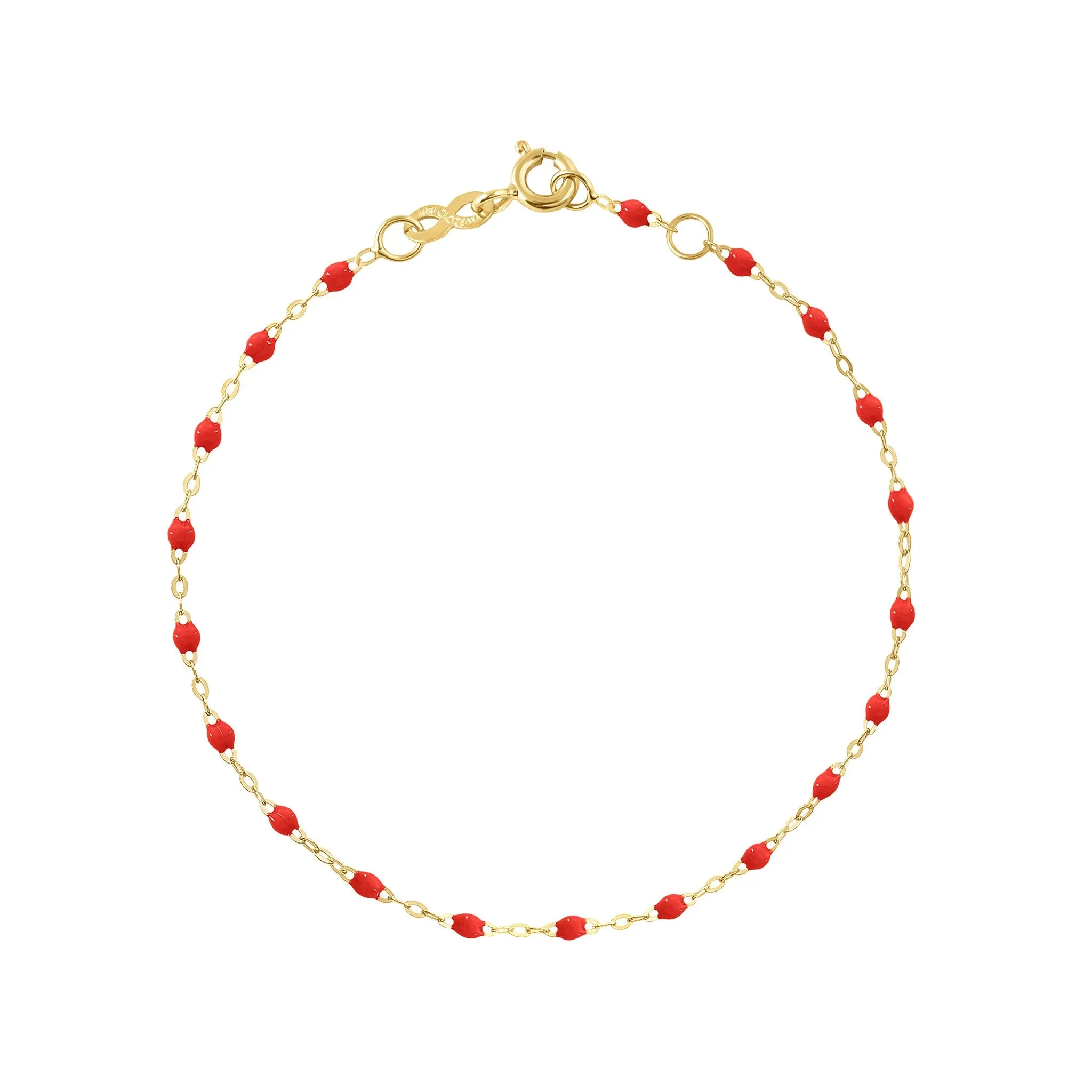 Classic Gigi Poppy bracelet, Yellow Gold, 6.7"