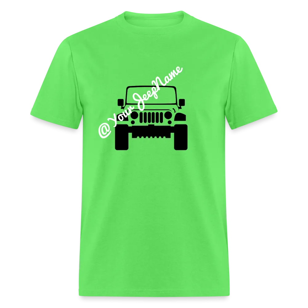 Classic Lime Neon Green Jeep T-Shirt